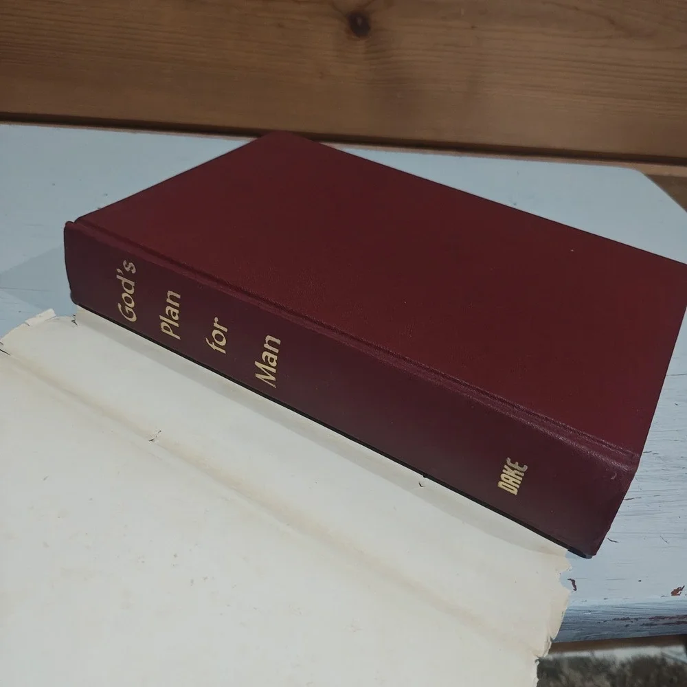 Vintage God's Plan for Man Finis Jennings Dake 1949 World's storehouse of wisdom